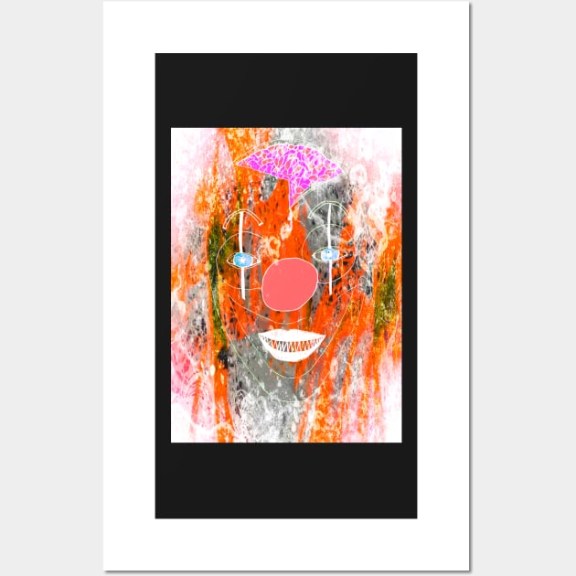 Freaky Clown3 Wall Art by LukeMargetts